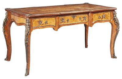 Lot 267 - Louis XV Style Gilt Mounted Writing Table...