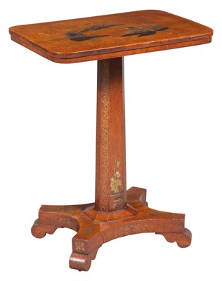 Lot 298 - Chinoiserie Decorated Parcel Gilt Lacquer...