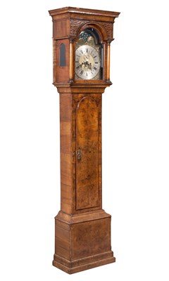 Lot 131 - George II Walnut Tall Case Clock R. Canley,...