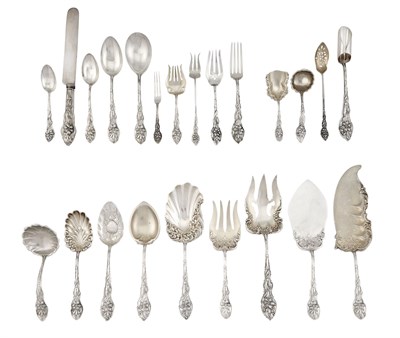 Lot 48 - Assembled Unger Bros. Sterling Silver...