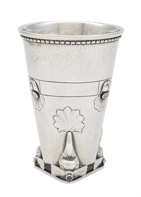 Lot 168A - Georg Jensen Sterling Silver Beaker Designed...