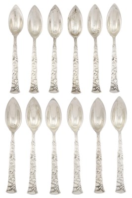 Lot 21 - Set of Twelve Tiffany & Co. Sterling Silver...