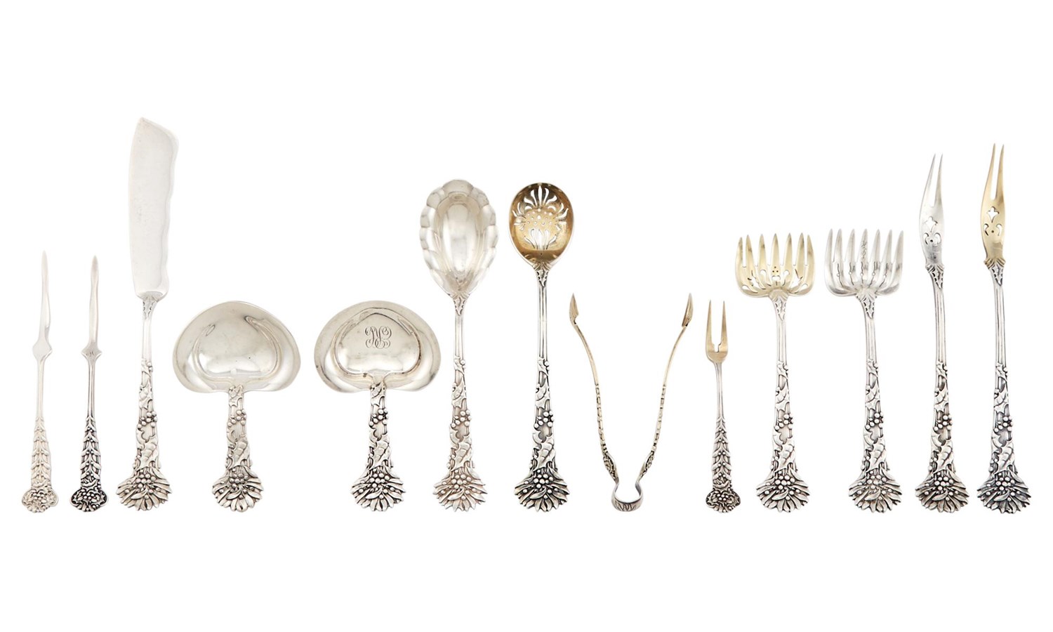Lot 27 - Group of Tiffany & Co. Sterling Silver Holly...
