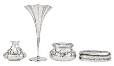 Lot 72 - Two Tiffany & Co. Sterling Silver Vases and...