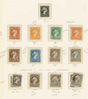 Lot 3178 - Canada 1868-76 1/2 Cent to 15 Cent Large Queen...
