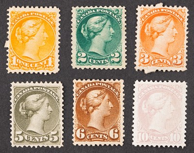 Lot 3180 - Canada 1873-79 Small Queen 1 Cent to 10 Cent...