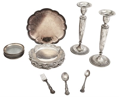 Lot 204 - Group of American Sterling Silver Table...