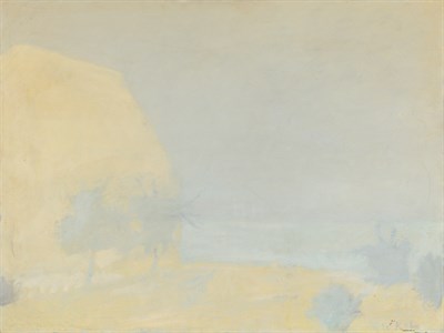 Lot 93 - Wolf Kahn German/American, 1927-2020 Barn in a...