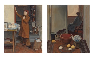 Lot 49 - Lester Goldman American, 1942-2005 Arriving at...