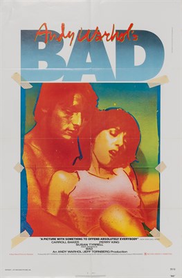 Lot 258 - Andy Warhol Two posters from Andy Warhol's Bad....