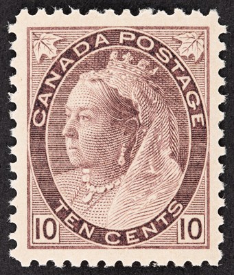 Lot 3193 - Canada 1898 Numeral Issue, 10 Cent Brown...