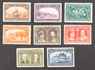 Lot 3196 - Canada 1908 Tercentenary Set Scott 96-103...