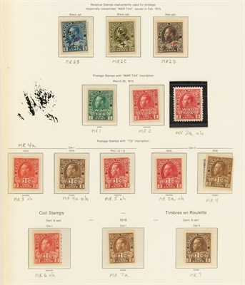 Lot 3211 - Canada War Tax Issues 1915-1916 1C to 50C...