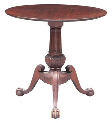 Lot 190 - George III Style Mahogany Tripod Table Height...