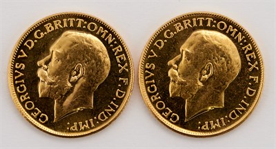 Lot 3041 - Great Britain Sovereign Group Lot of two coins...
