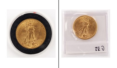 Lot 3030 - United States $20 St. Gaudens Group Lot of two...