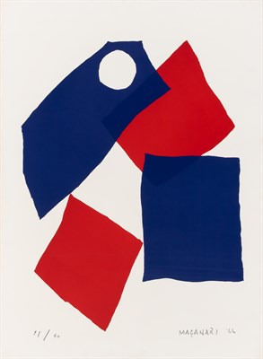 Lot 119 - Masanari Murai (1905-1999) COMPOSITION Color...