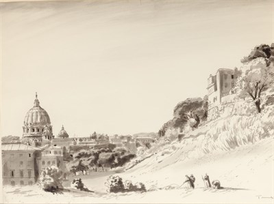Lot 89 - Van Truex American, 1904-1979 View of St....