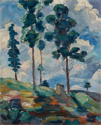 Lot 93 - 20th Century School Clouds with Trees, 1921...