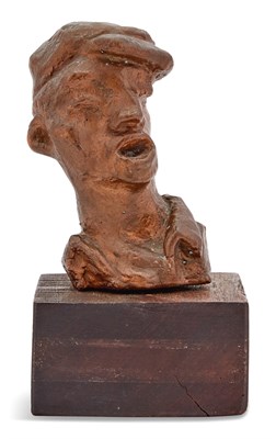Lot 74 - Attributed to Nat Werner Man with a Cap Bronze...