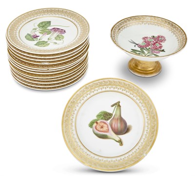 Lot 1150 - Partial Paris Porcelain Service 19th Century...