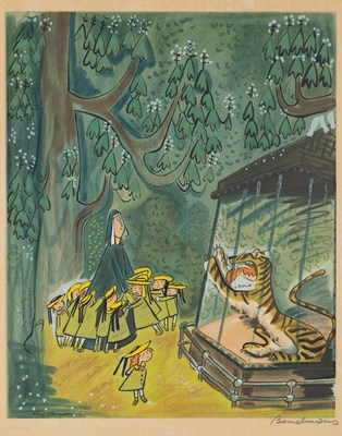Lot 18 - Ludwig Bemelmans (1898-1962) TIGER AT THE ZOO...