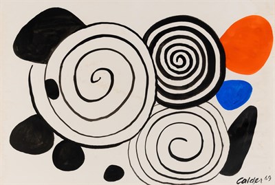 Lot 65 - Alexander Calder American, 1898-1976 Two Light,...