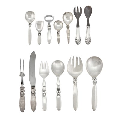 Lot 170 - Group of Georg Jensen Sterling Silver Utensils...