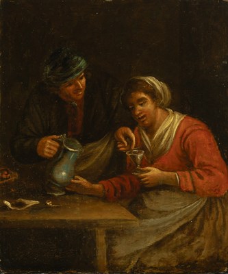 Lot 74 - Dutch School 19th Century Tavern Scenes: Two...