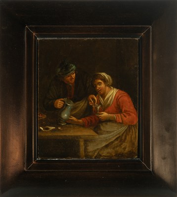 Lot 74 - Dutch School 19th Century Tavern Scenes: Two...