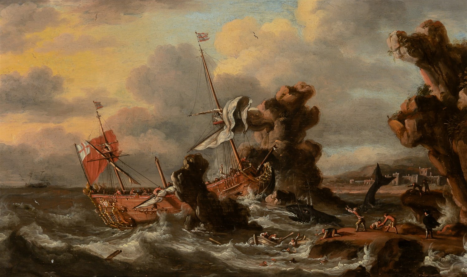 Lot 28 - Jan Peeters the Elder Flemish, 1624- circa...