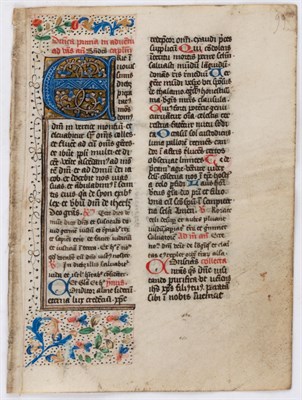 Lot 123 - [MANUSCRIPTS] Twenty-five text leaves...