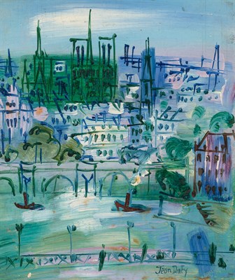 Lot 47 - Jean Dufy French, 1888-1964 Paris, La Seine au...