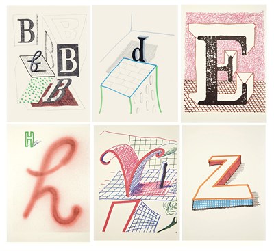 Lot 86 - David Hockney (b. 1937) ALPHABET Complete set...