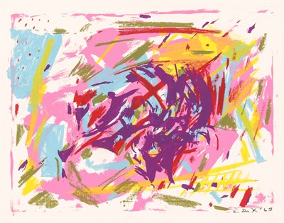 Lot 95 - Elaine de Kooning (1918-1989) UNTITLED Color...