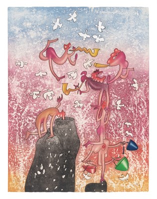 Lot 117 - Roberto Matta (1911-2002) GRAND CIRCUS Color...