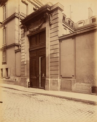 Lot 13 - ATGET, EUGENE (1857-1927) Hôtel du Conte de St....