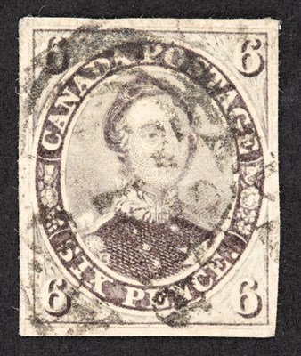 Lot 3159 - Canada 1857 Thick Soft Wove paper 6 Pence...