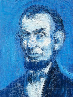 Lot 94 - Hunt Slonem American, b. 1951 Abraham Lincoln,...