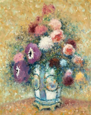 Lot 24 - Andre Gisson American, 1921-2003 Floral Still...