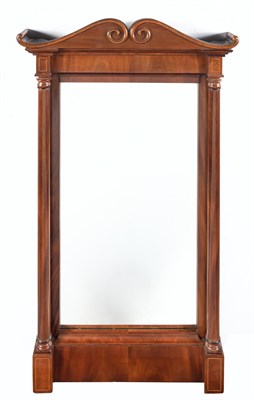 Lot 177 - Continental Neoclassical Mahogany Mirror...