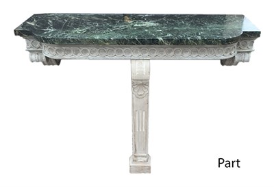 Lot 323 - Pair of Victorian Style Marble Top Painted...