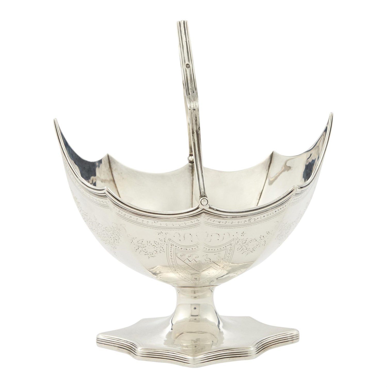 Lot 165 - George III Sterling Silver Sugar Basket