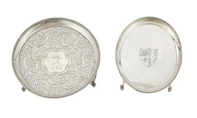 Lot 171 - Two George III Sterling Silver Waiters