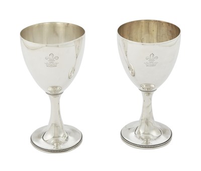 Lot 174 - Pair of George III Sterling Silver Goblets