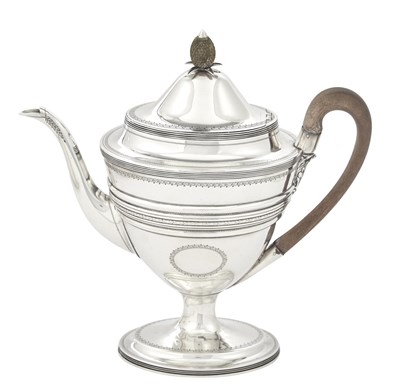 Lot 188 - George III Sterling Silver Coffee Pot