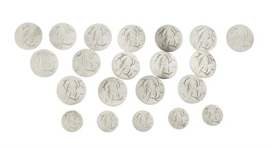 Lot 180 - Set of George III Sterling Silver Buttons