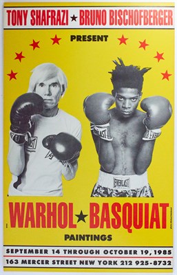Lot 266 - Andy Warhol and Jean-Michel Basquiat 1985...
