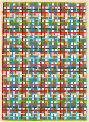 Lot 34 - Peter Young American, b. 1940 Untitled (Study...