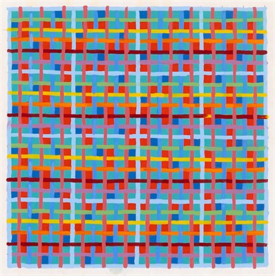 Lot 35 - Peter Young American, b. 1940 Untitled (Study...